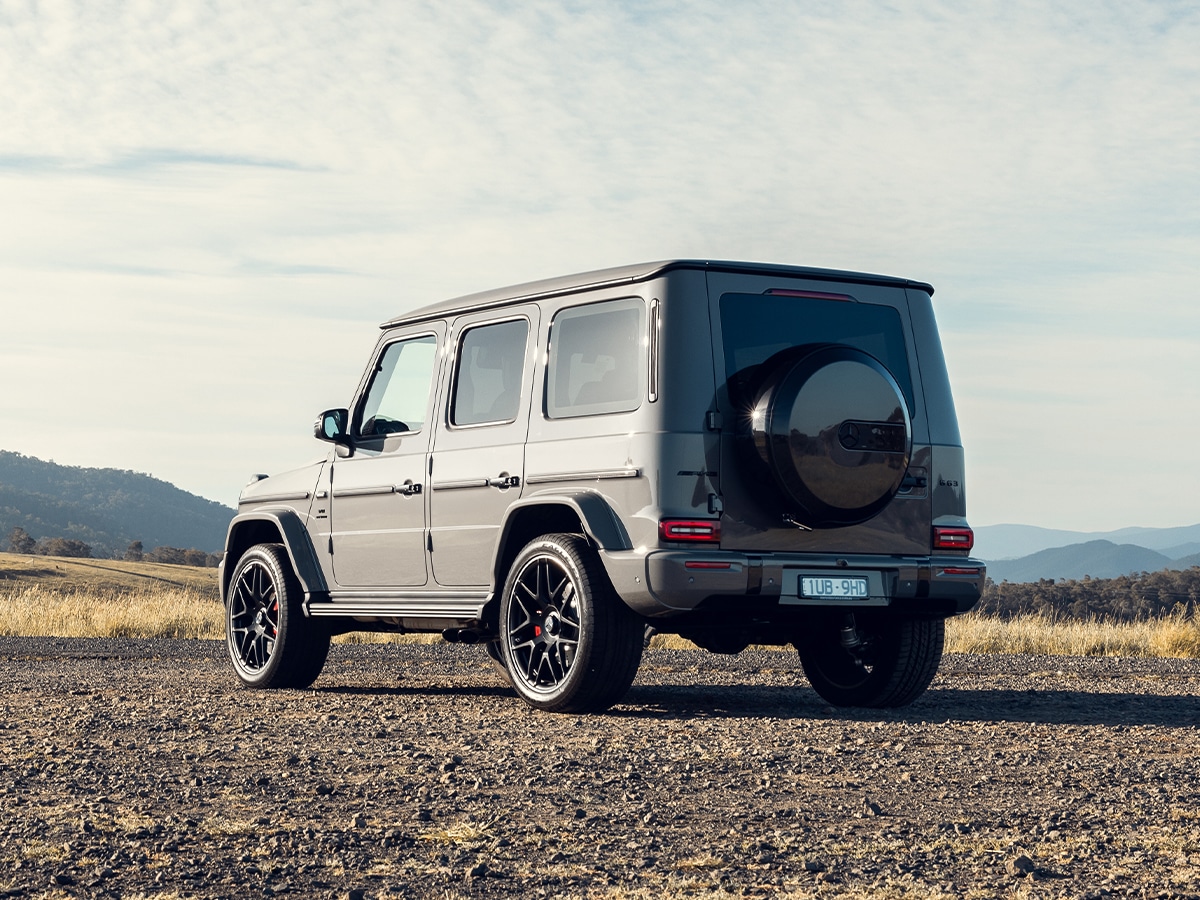 Mercedes amg g 63 rear three quarter