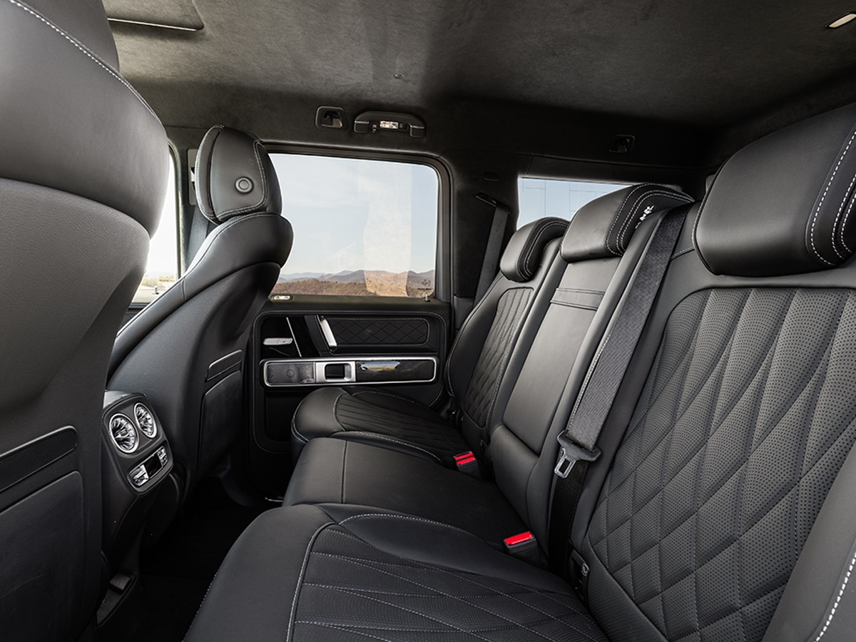 Mercedes amg g 63 second row seats