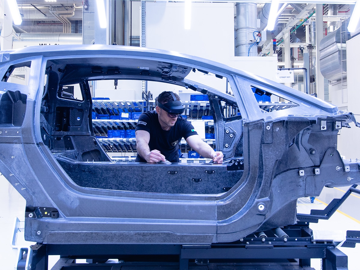 Lamborghini carbon composites centre