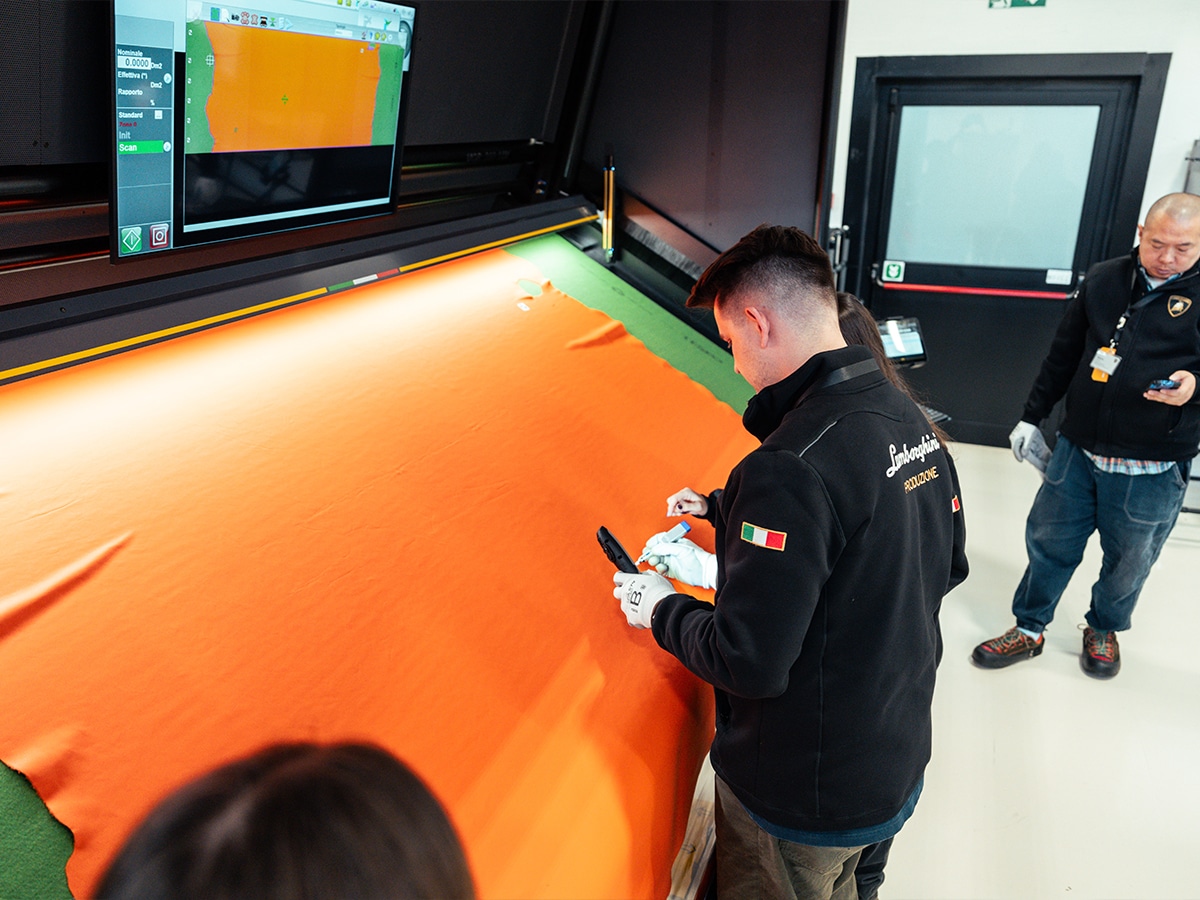 Lamborghini factory saddlery 3