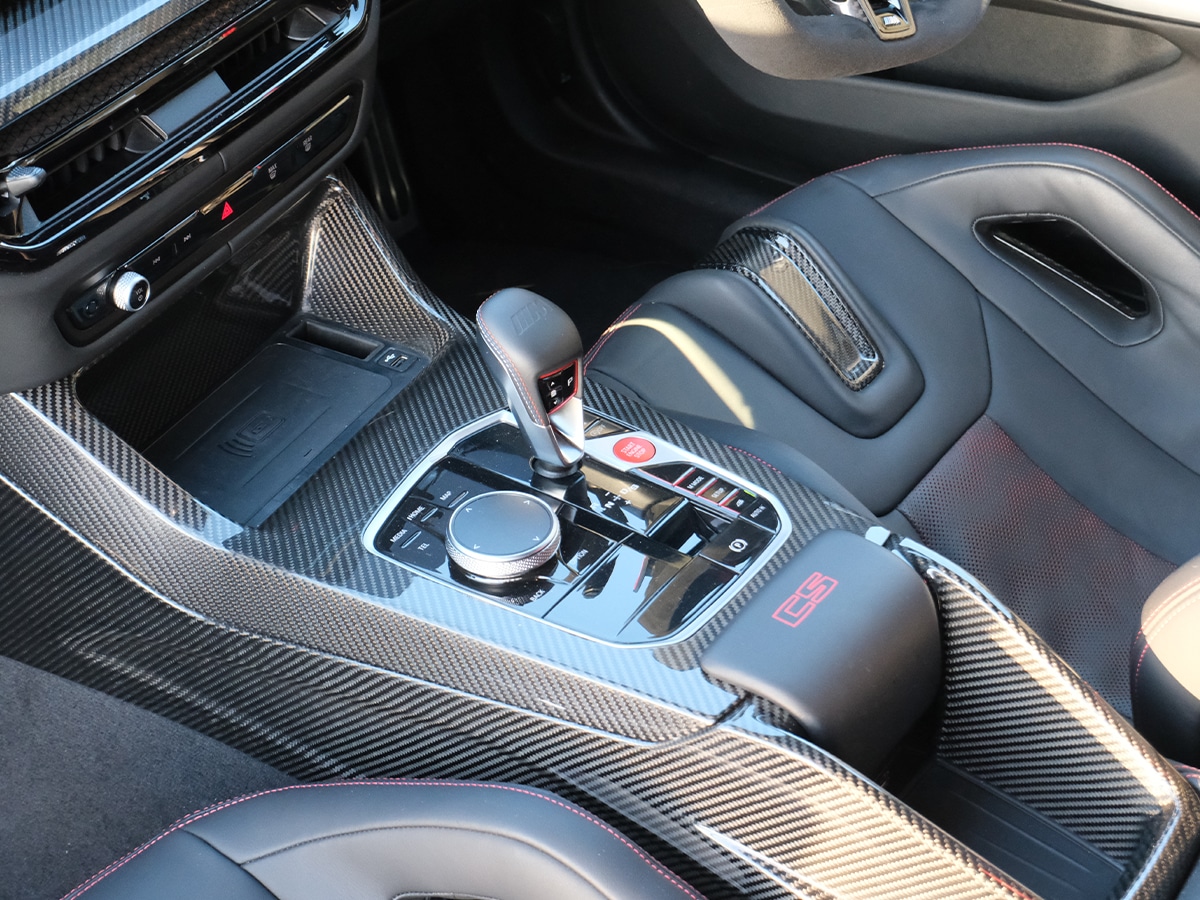 Bmw m3 cs touring interior centre console