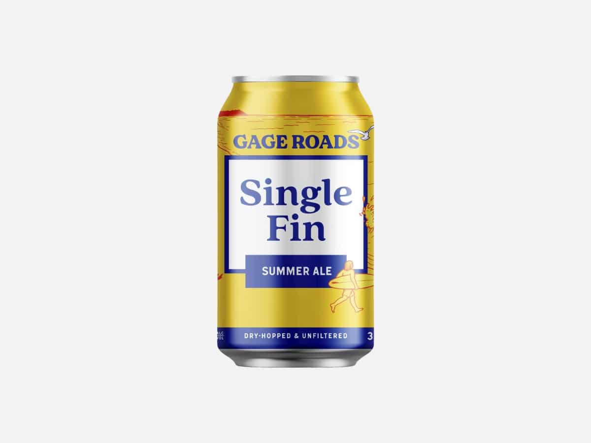 Gage roads brewing co single fin summer ale wa
