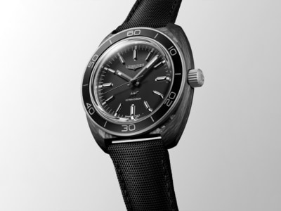 Longines Heads to the Dark Side with 'First Ever' Ultra-Chron Carbon