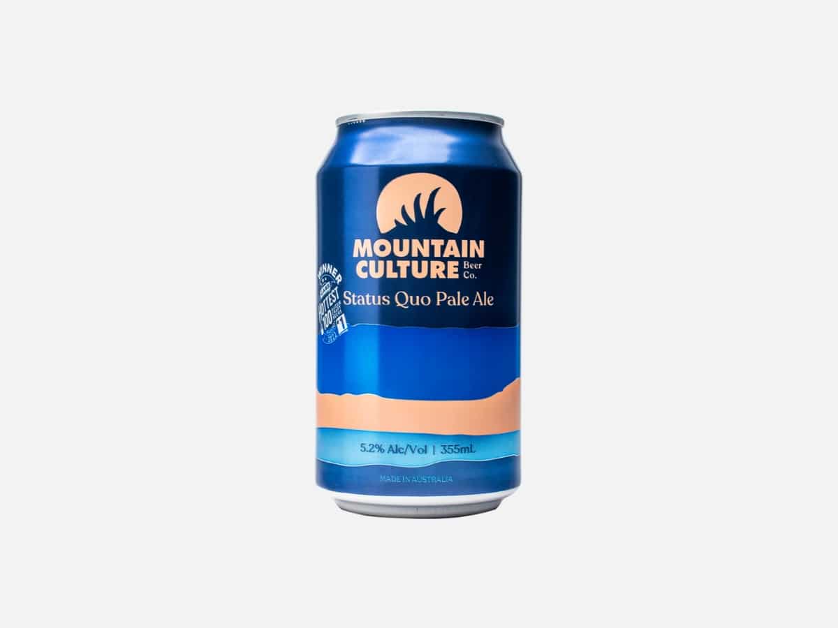 Mountain culture beer co status quo pale ale nsw