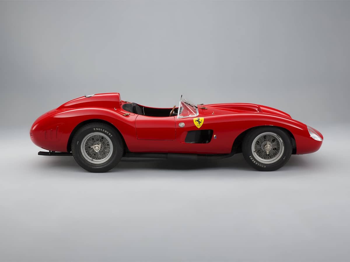 1957 ferrari 335 sport scaglietti side on