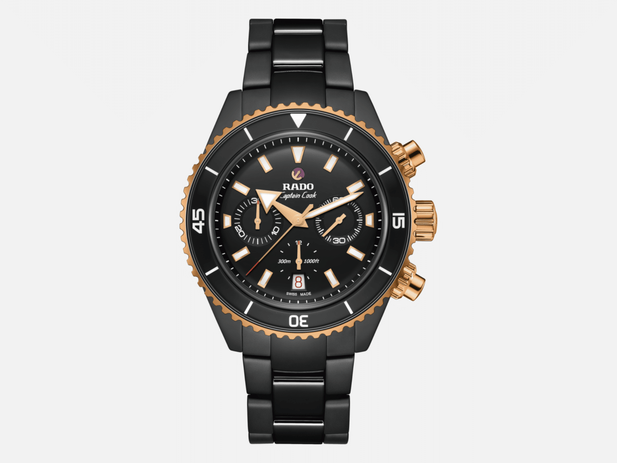 Captain Cook High-Tech Ceramic Automatic Chronograph | Image: Rado