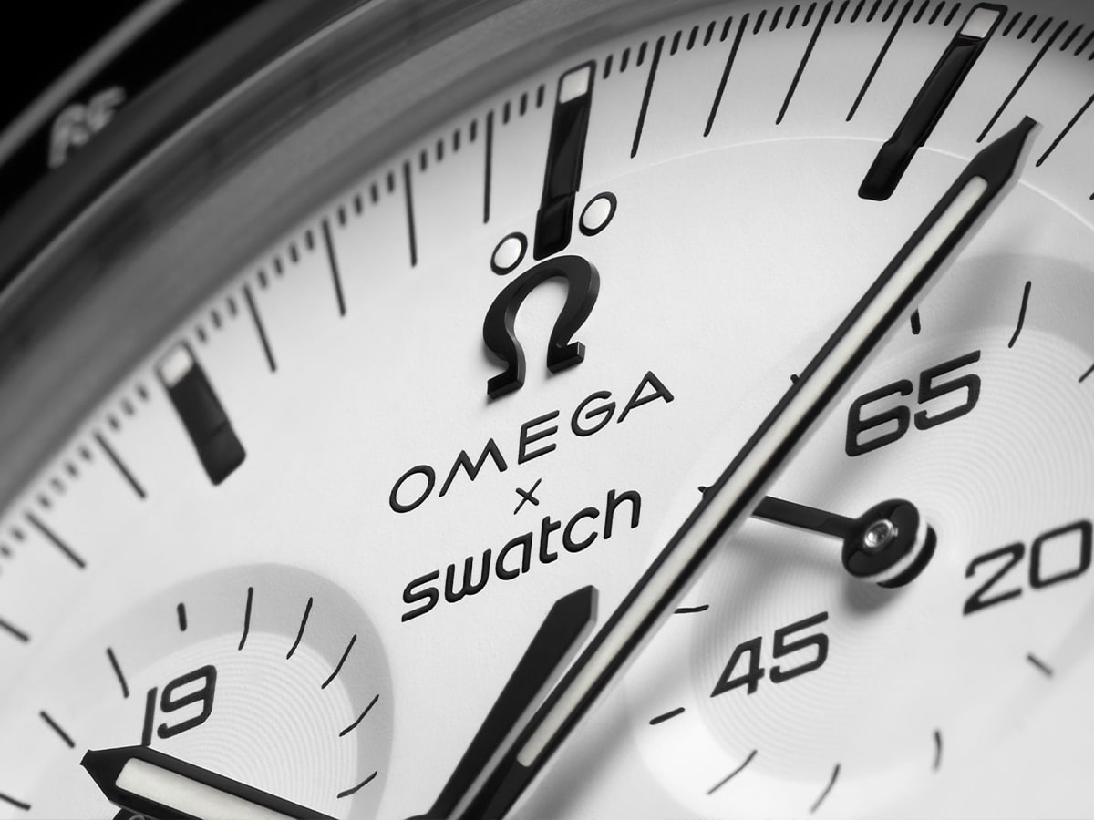Omega x swatch moonswatch 1965 white dial