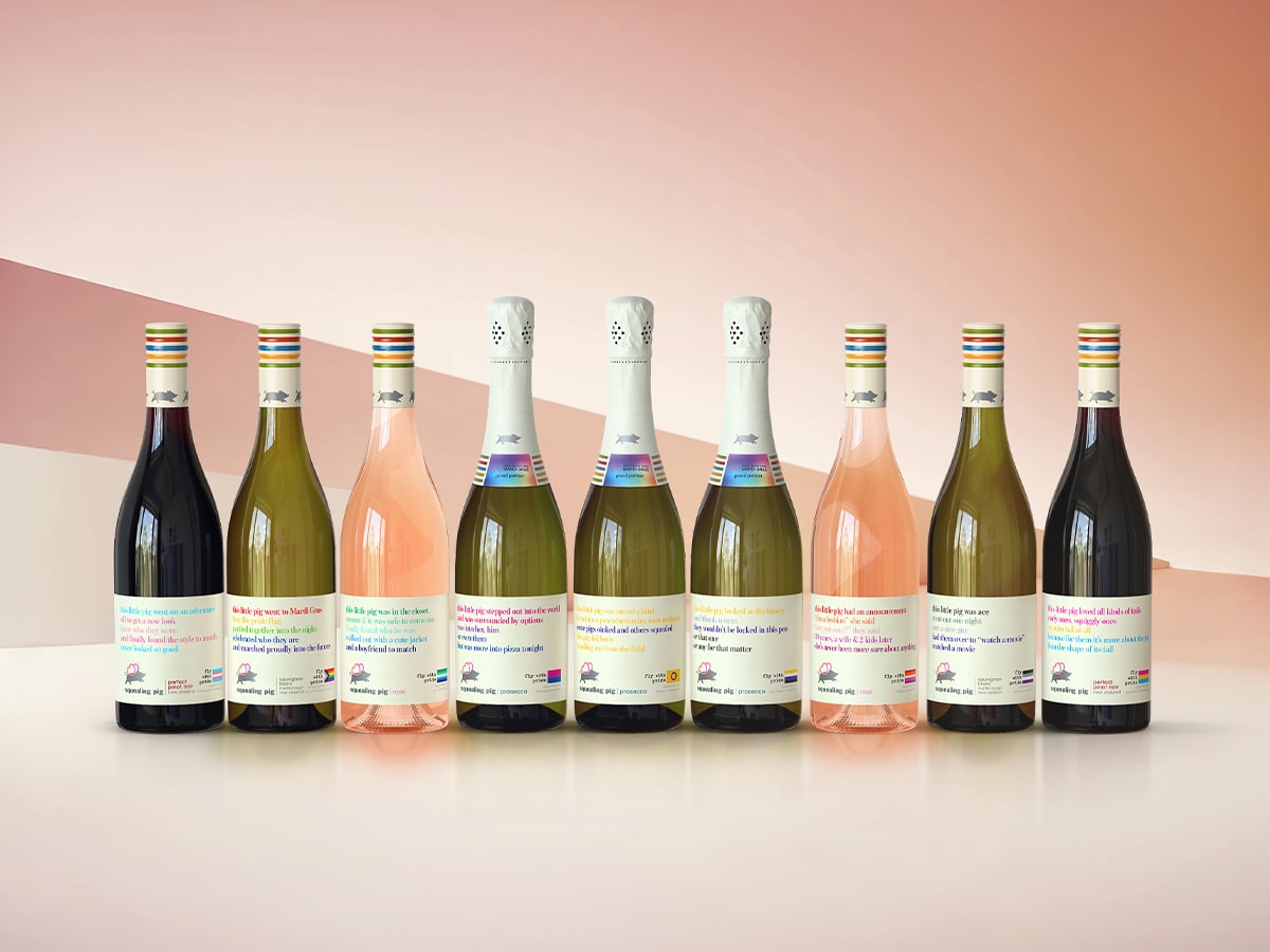 Squealing Pig's limited-edition Pride Labels return for Sydney Gay and Lesbian Mardi Gras | Image: Supplied