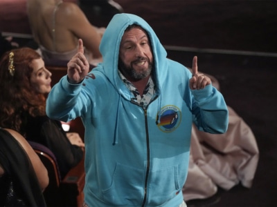Where to Buy Adam Sandler's Blue Oscars Hoodie