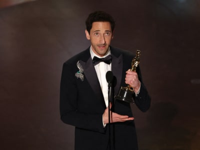 Adrien Brody is Making the Statement Brooch Stick as He Wins Best Actor Oscar
