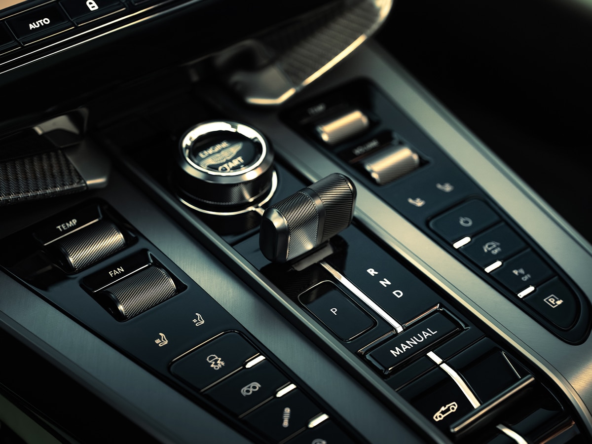 Aston martin vanquish volante centre console