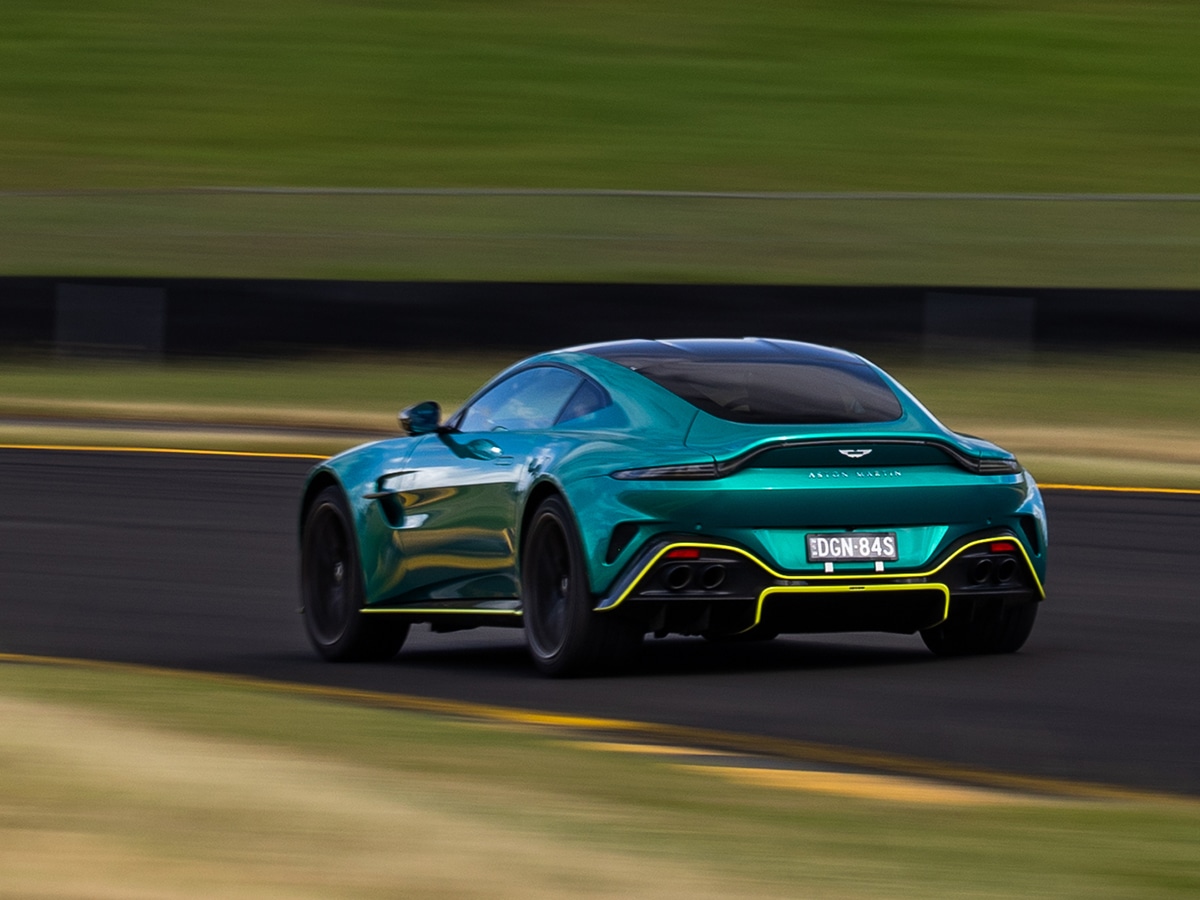 Aston martin vantage on track 3