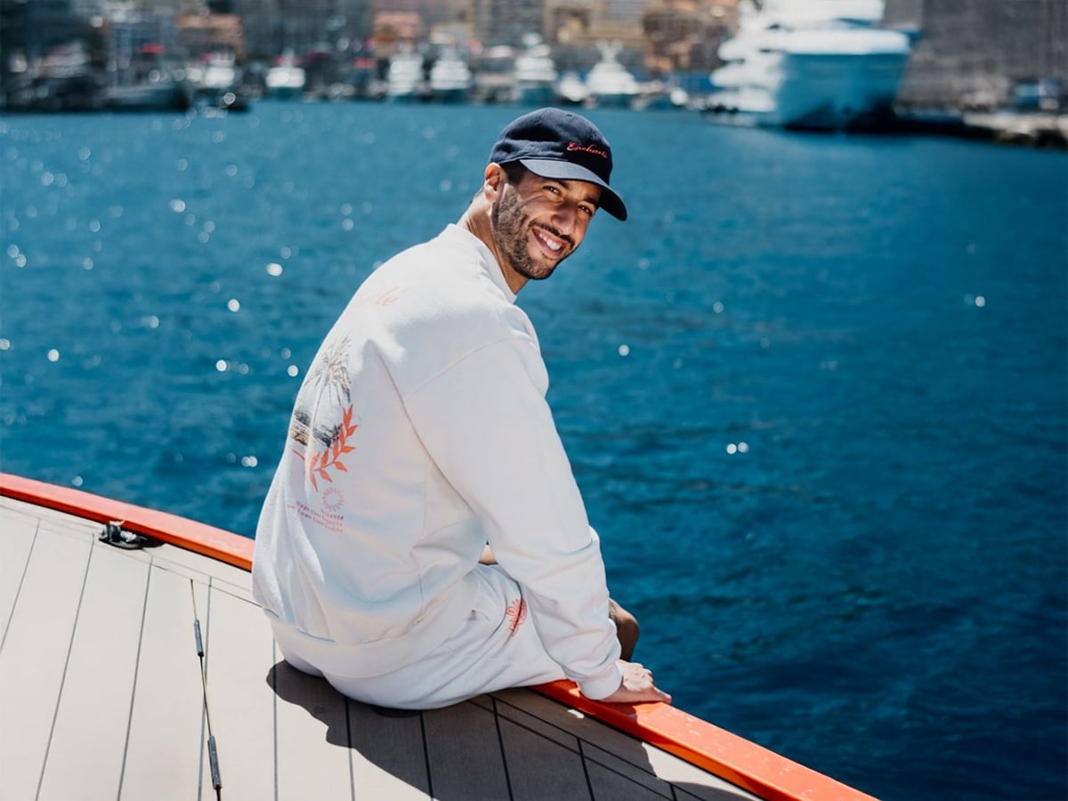 Daniel Ricciardo talkes Enchanté | Image: Supplied Daniel Ricciardo talkes Enchanté | Image: Supplied