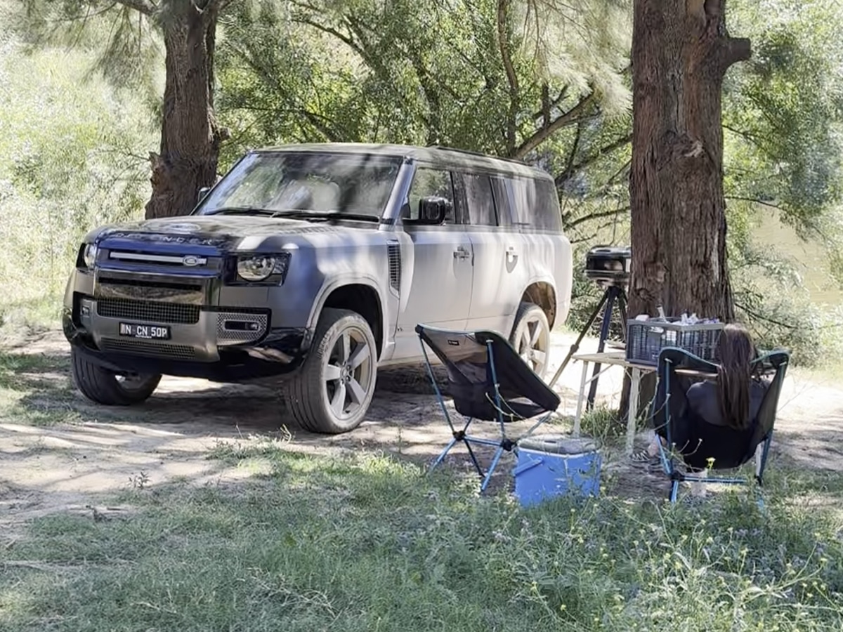 Gozney tread with defender 130 v8