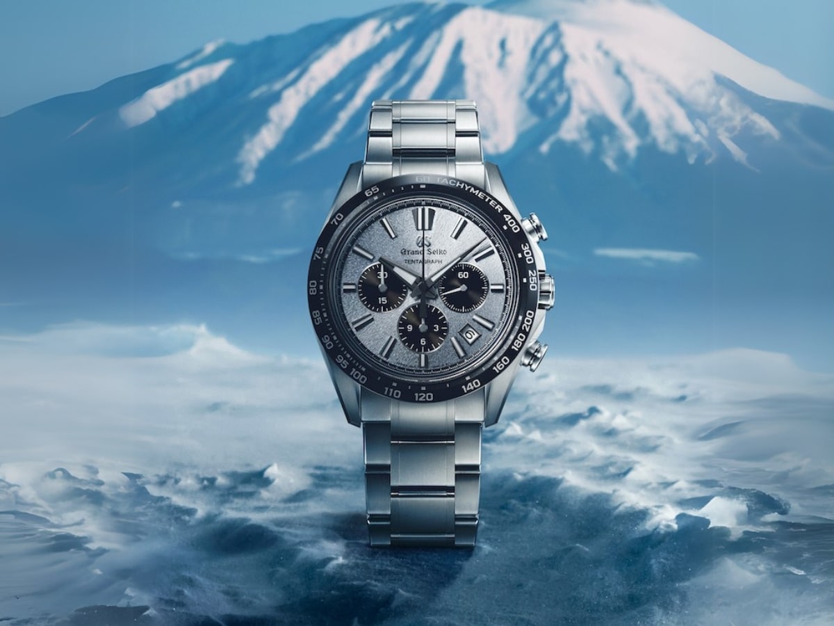 Grand seiko slgc007 tentagraph snow blue