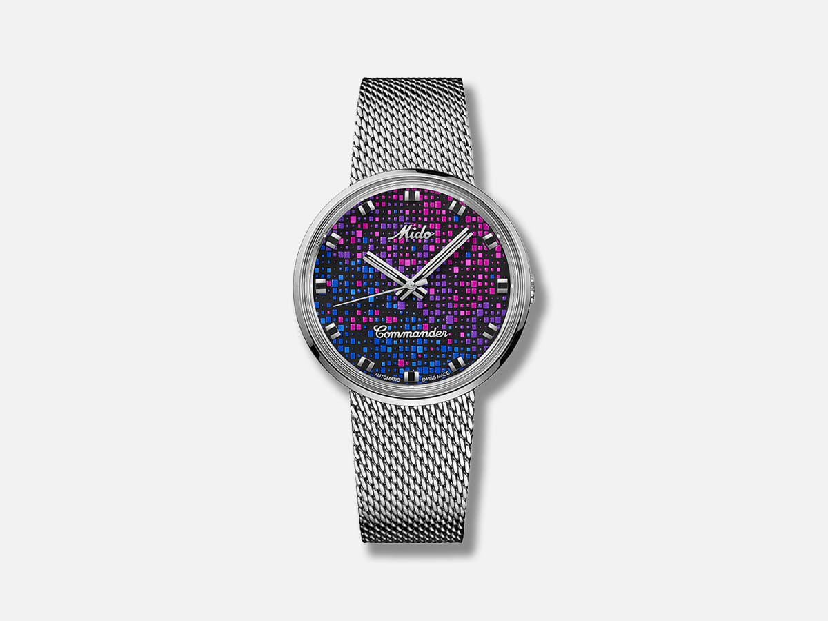 Mido Commander 1959 Pixel Dial