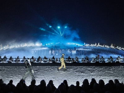 Snow, Style, and Spectacle: Inside Moncler's Grenoble FW25 Show at Courchevel Altiport