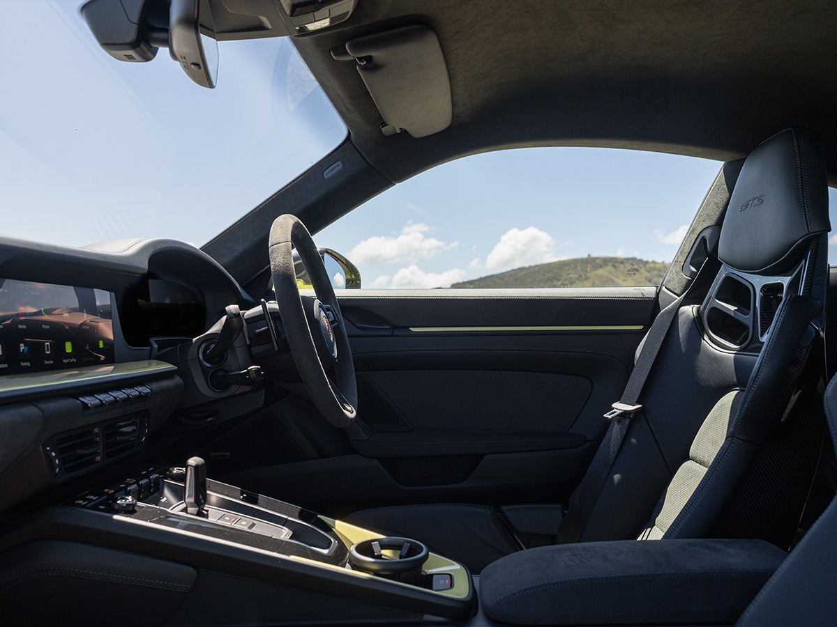 Porsche 911 carrera 4 gts cabin side on