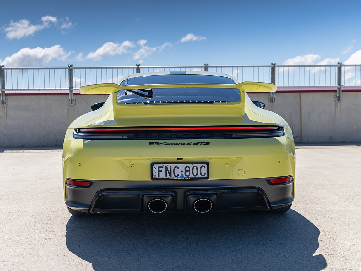 Porsche 911 carrera 4 gts rear end