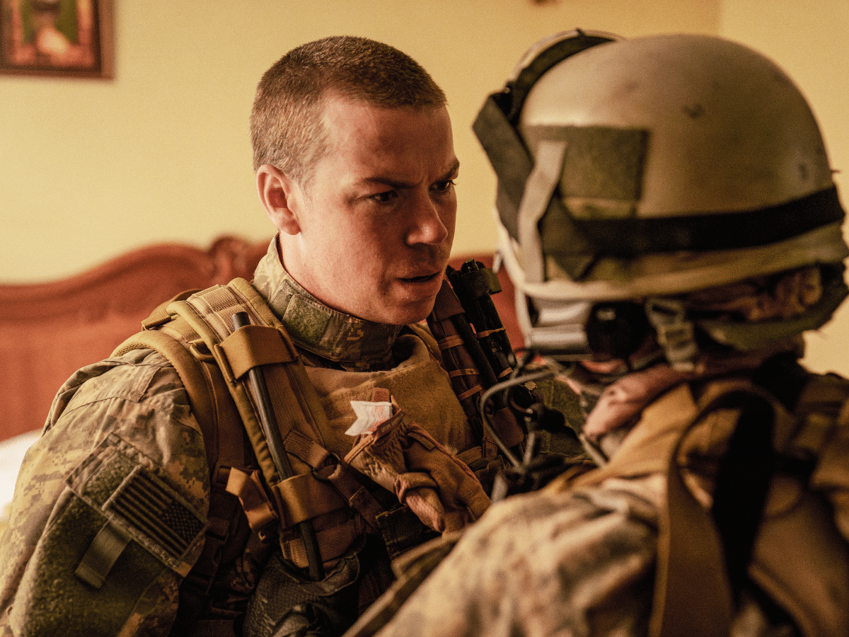 Will Poulter in 'Warfare' (2025)