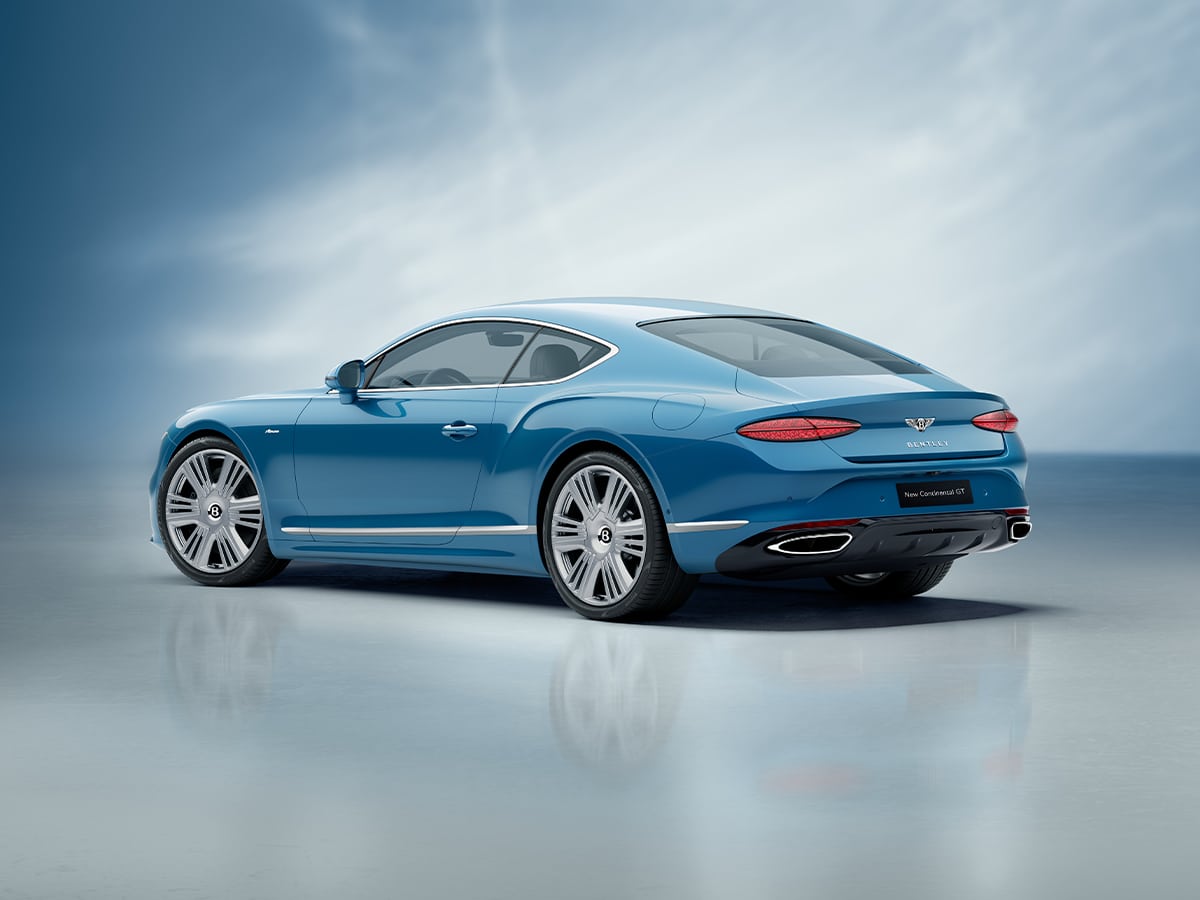 2025 bentley continental gt azure rear end