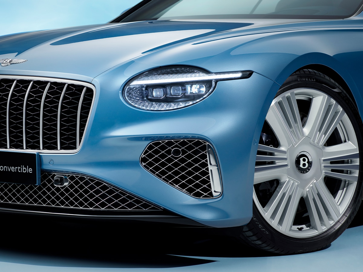 2025 bentley continental gtc azure front end details
