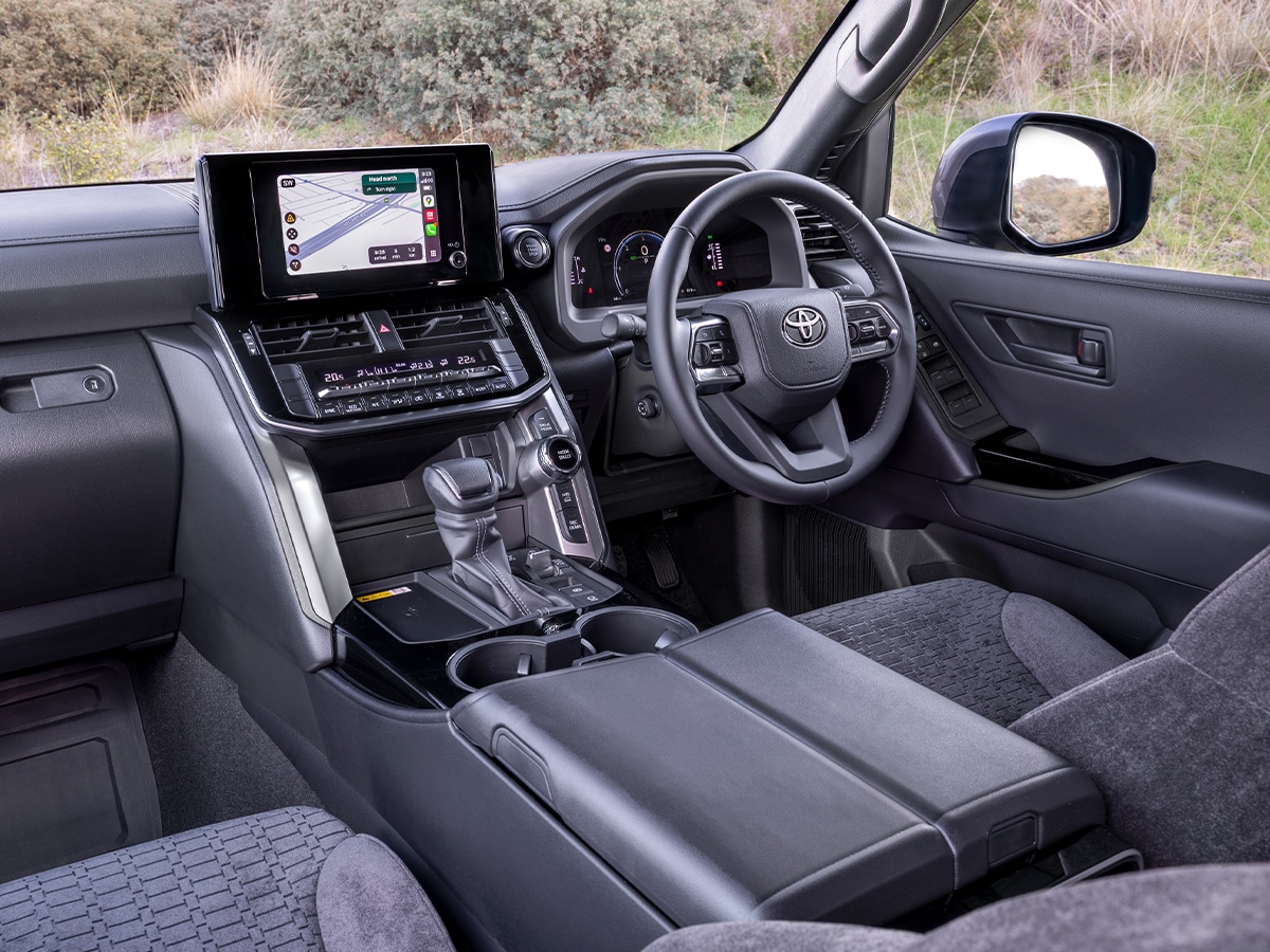 2025 toyota landcruiser 300 series gx interior