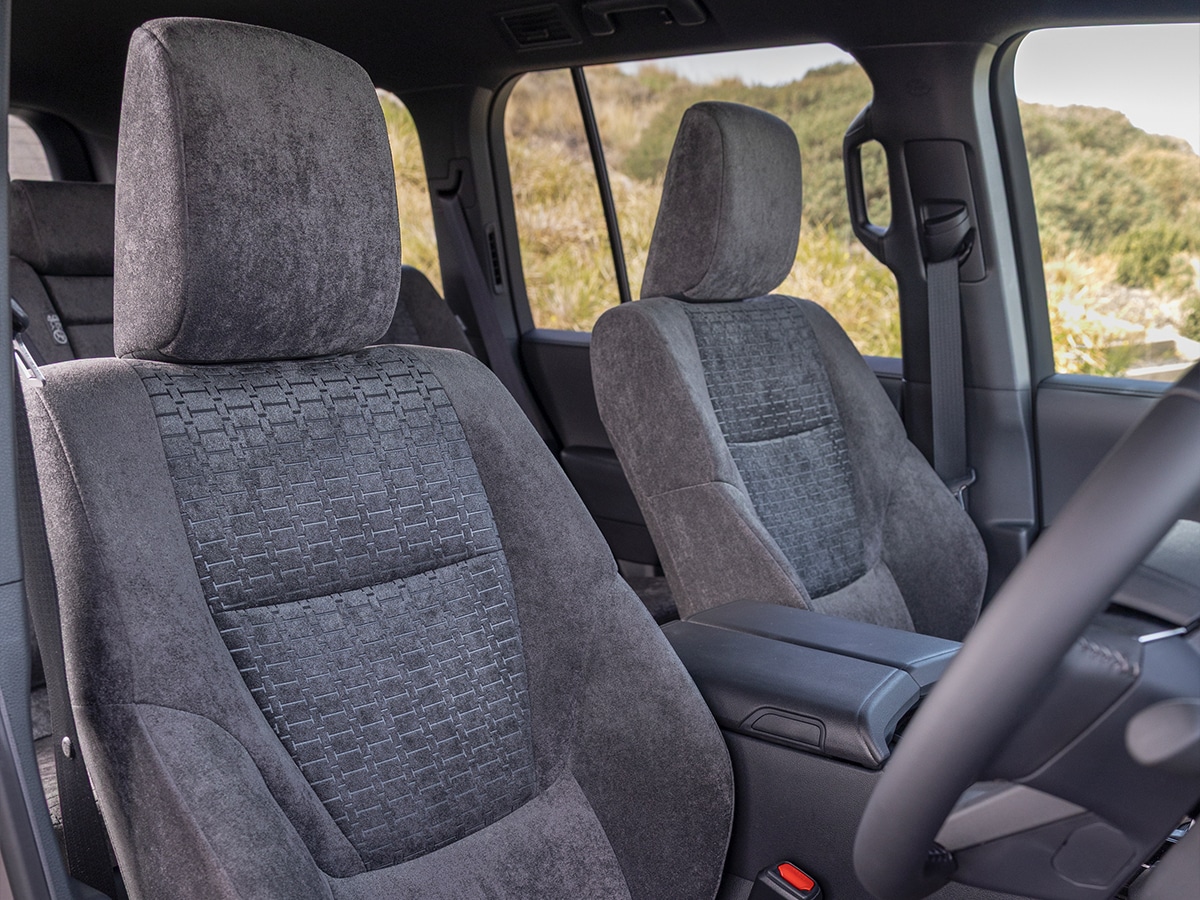 2025 toyota landcruiser 300 series upgraded gx front seats