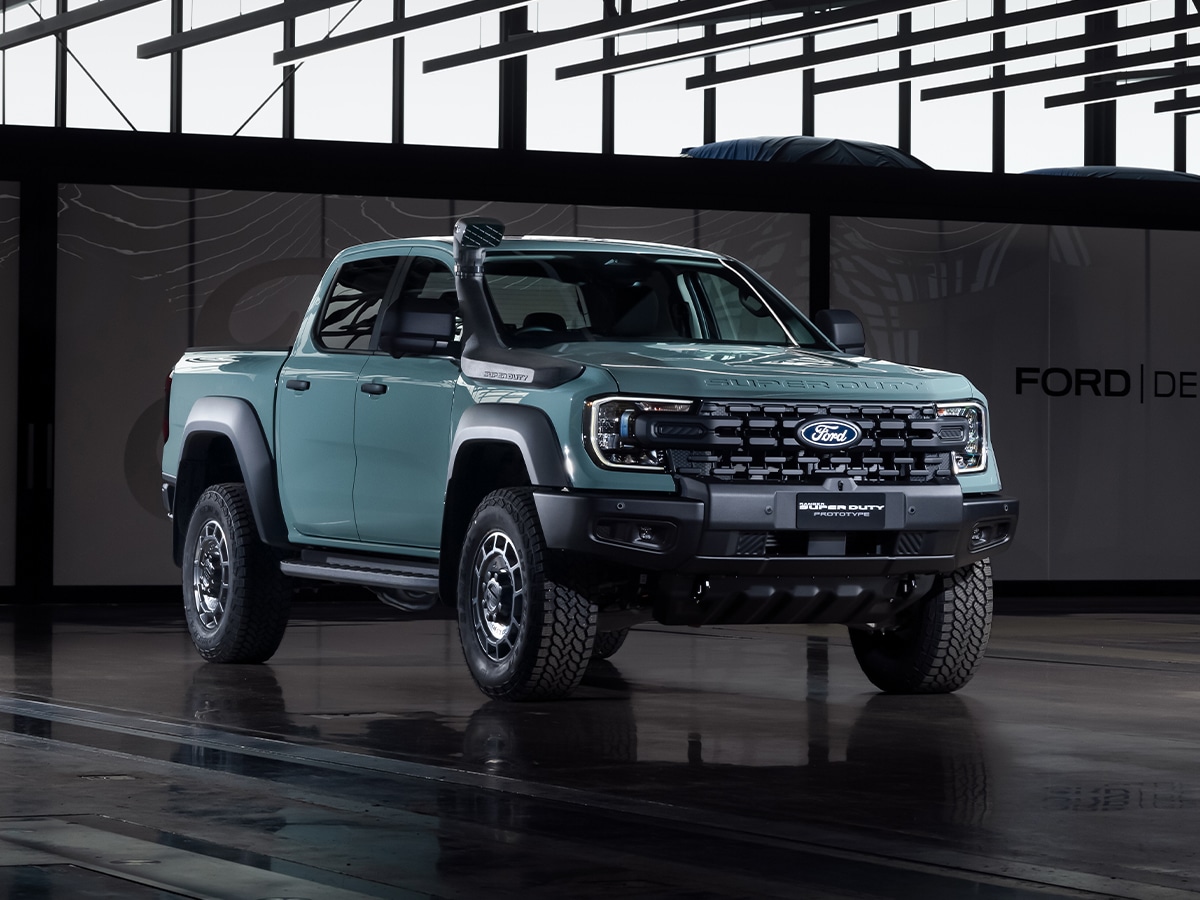 2026 ford ranger super duty front three quarter