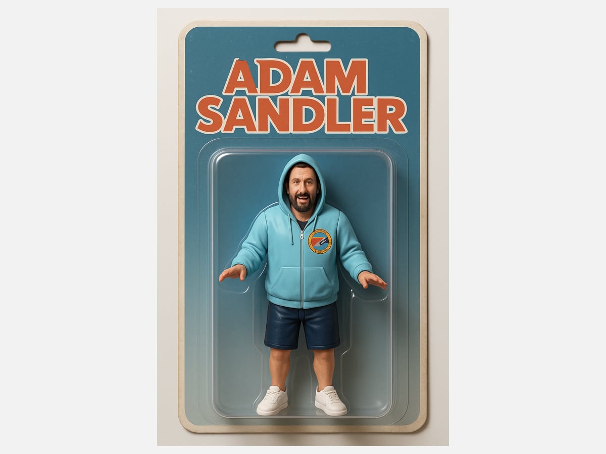 Adam sandler box doll
