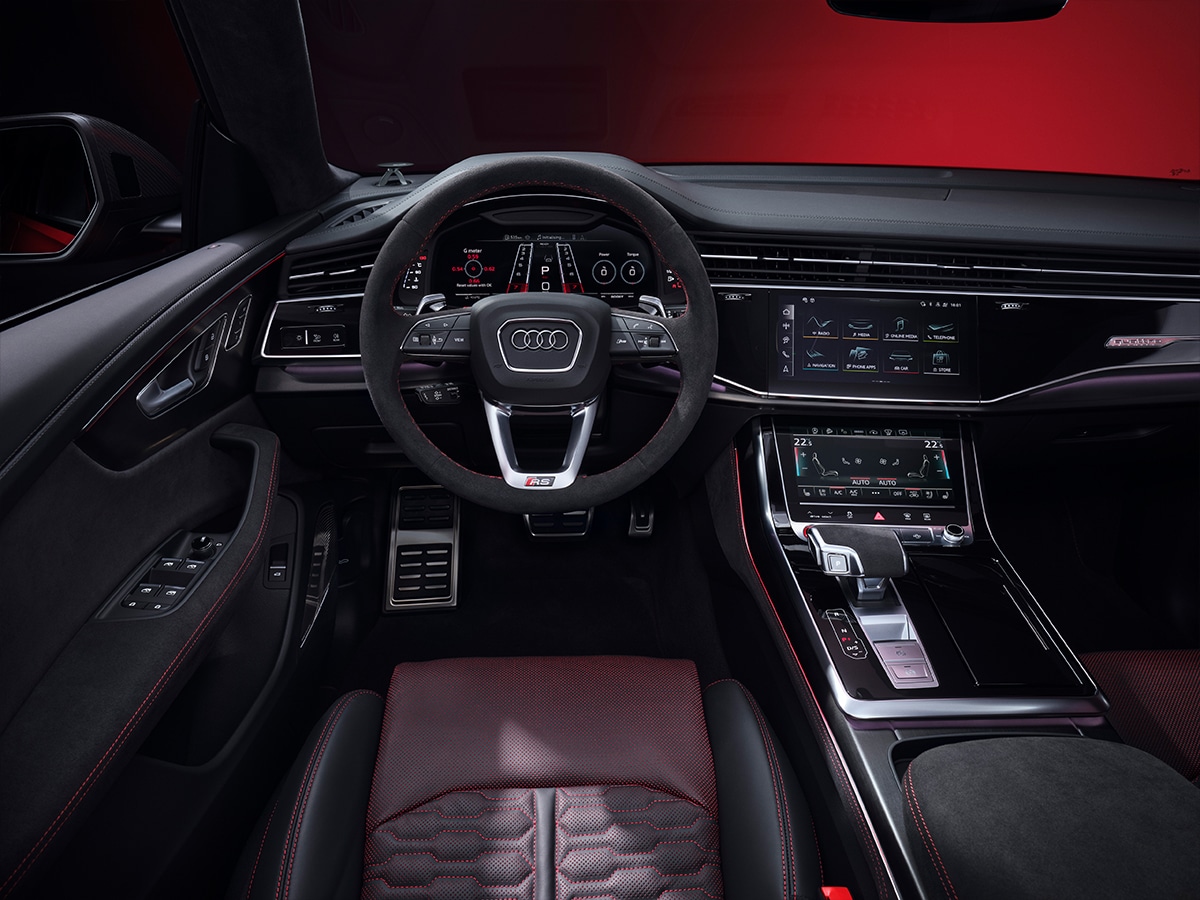 Audi rs q8 performance interior 1