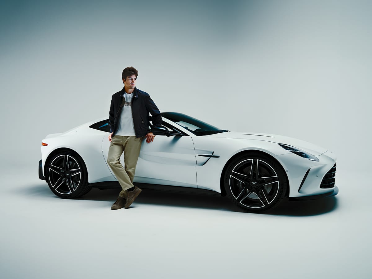 Boss x aston martin lance stroll
