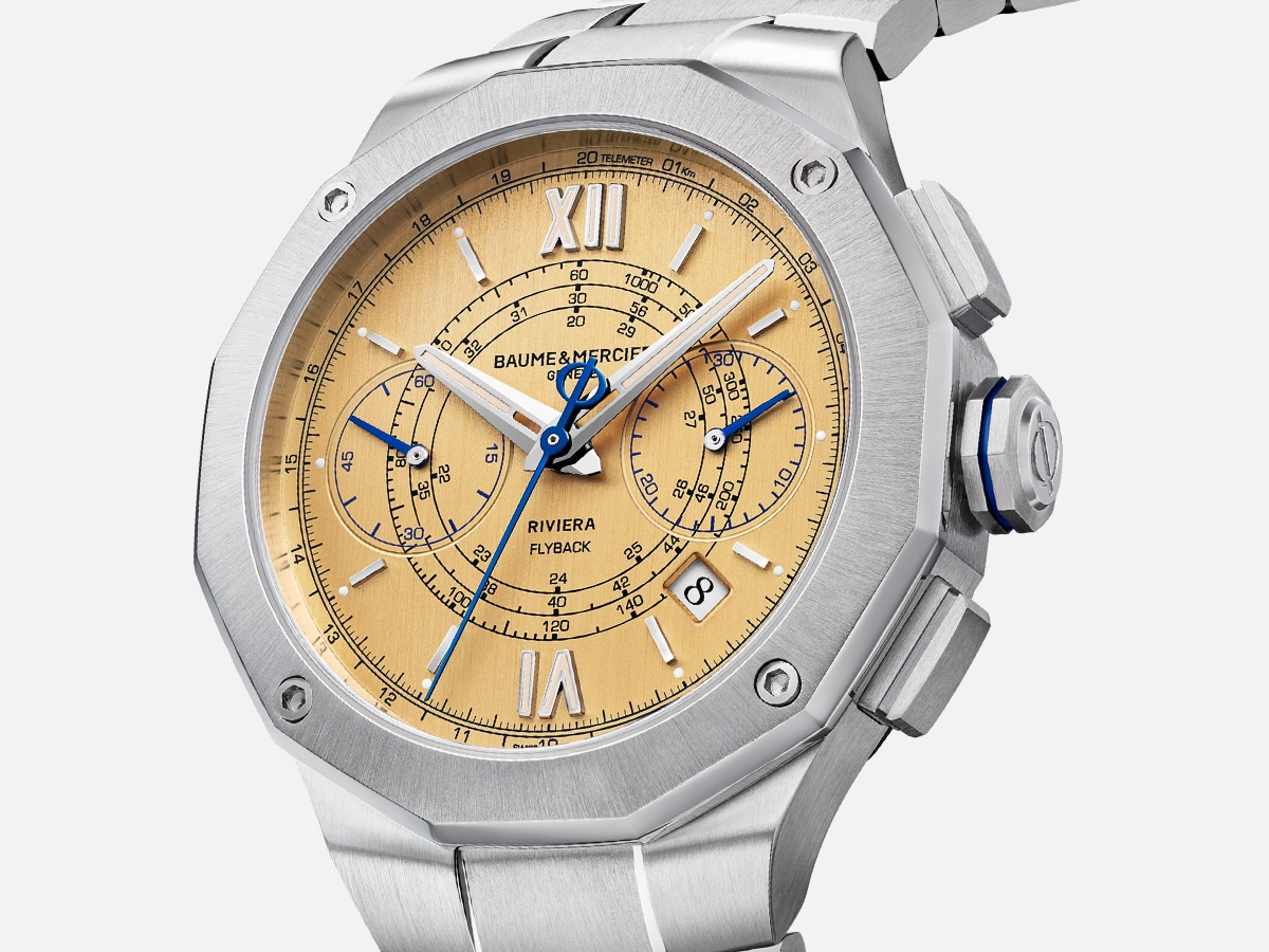 Baume mercier riviera chronograph flyback 10828