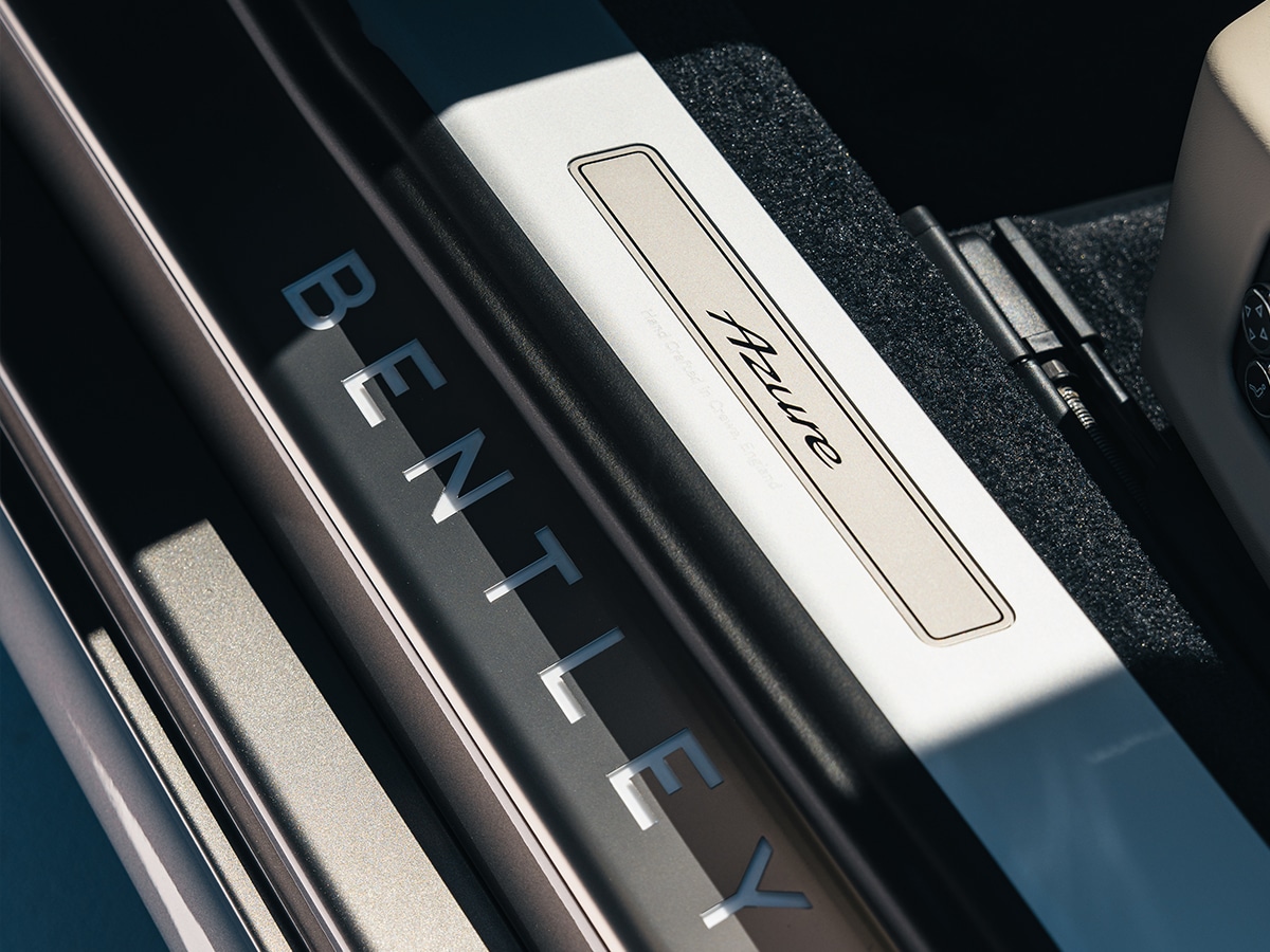 Bentley continental gtc azure door sill