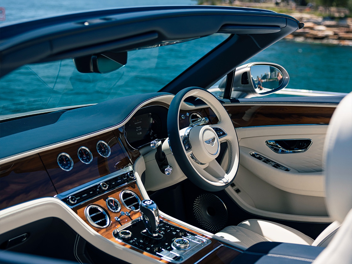 Bentley continental gtc azure interior 2