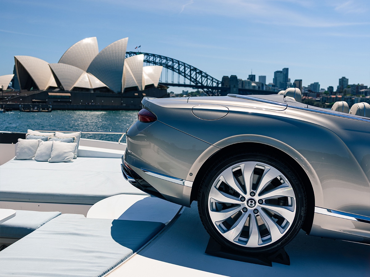 Bentley continental gtc azure rear end