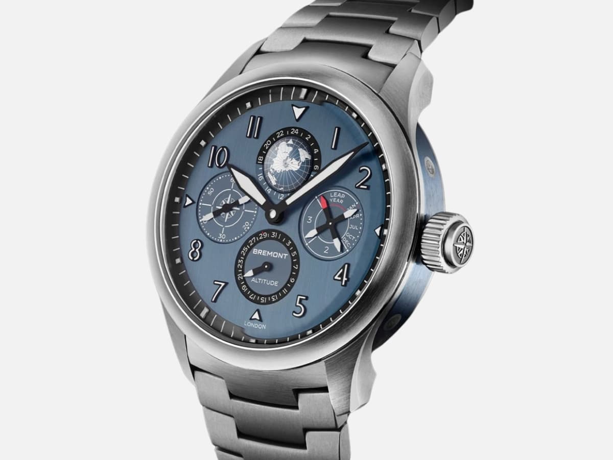 Bremont altitude perpetual calendar gmt mono pusher