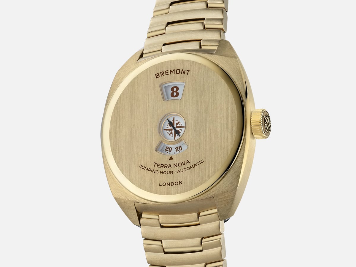 Bremont terra nova jumping hour bronze
