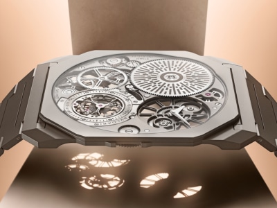 1.85mm Thick Bvlgari Octo Finissimo Ultra Tourbillon is World's Thinnest Tourbillon Watch