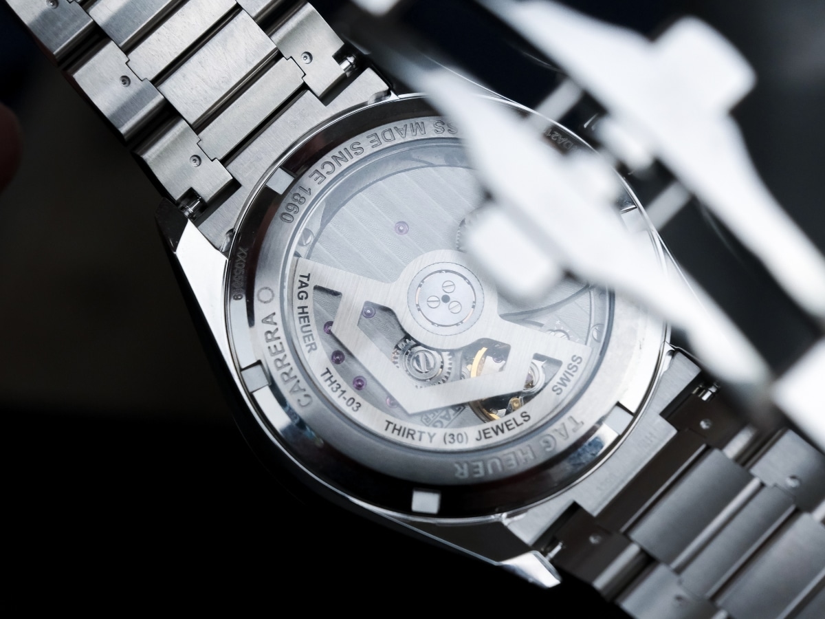Carrera day date caseback