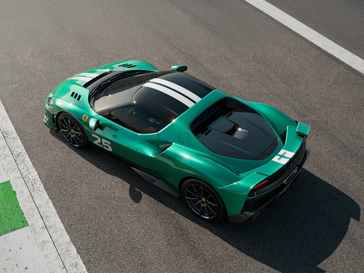 Ferrari 296 speciale top down