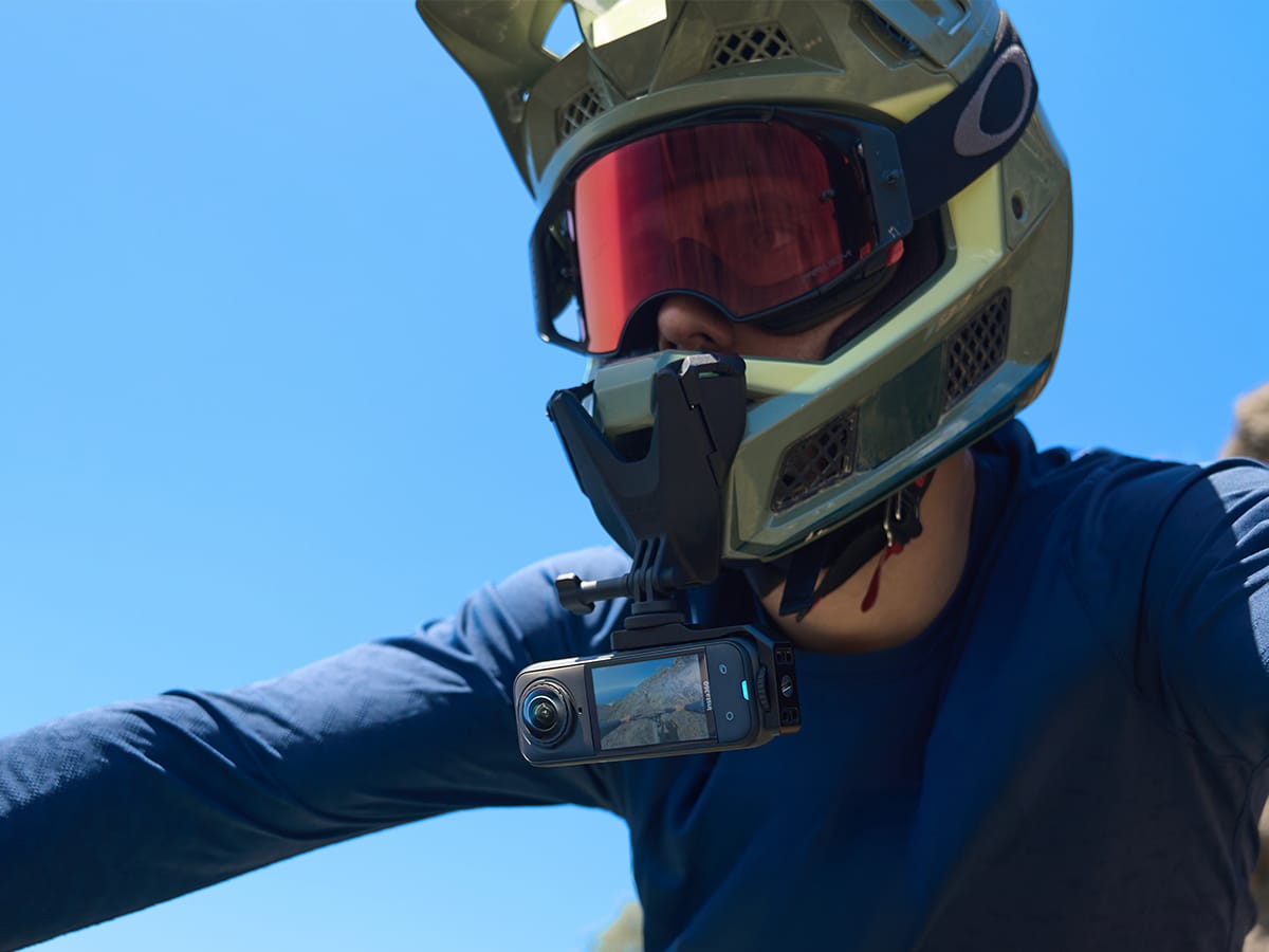 Insta360 x5 mountain bike