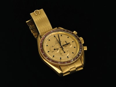 Neil Armstrong's 18K Gold Omega Speedmaster Professional Could Fetch $2 Million at Auction