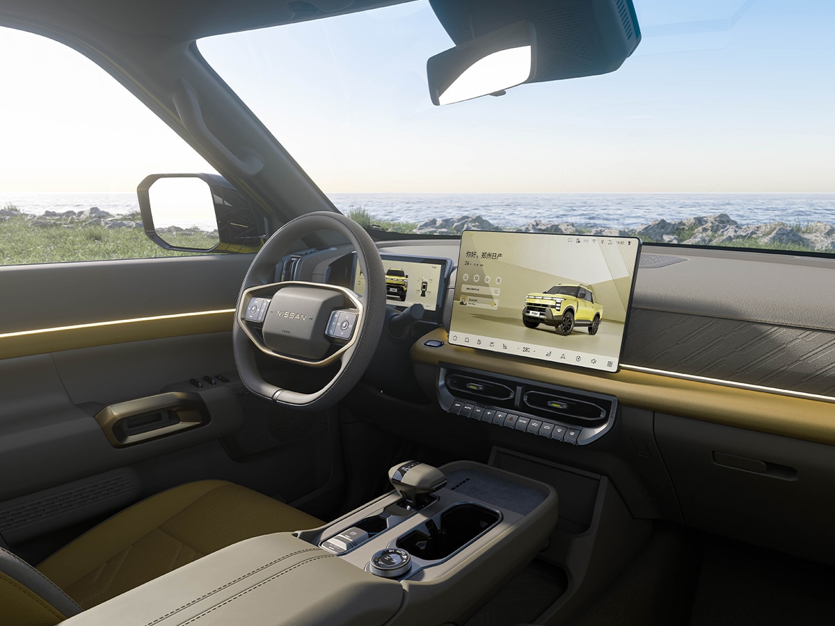 Nissan frontier pro plug in hybrid dashboard