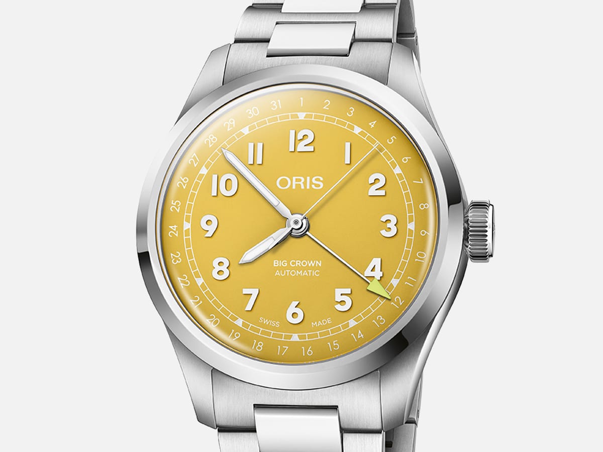 Oris big crown pointer date