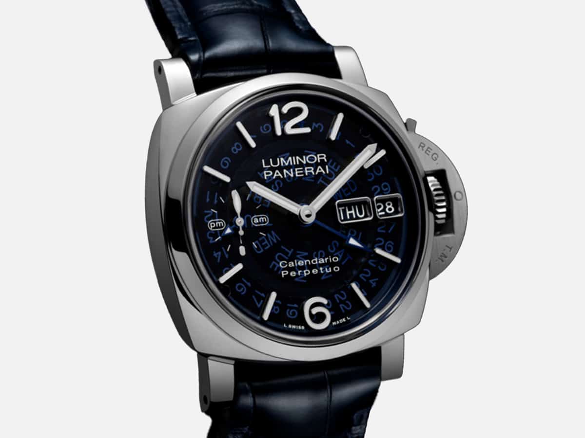 Panerai luminor perpetual calendar gmt platinumtech