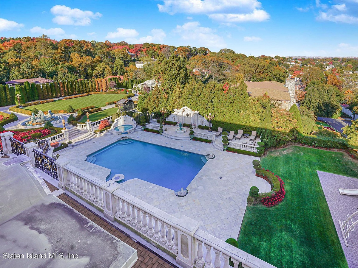 Paul castellano mega mansion backyard 2