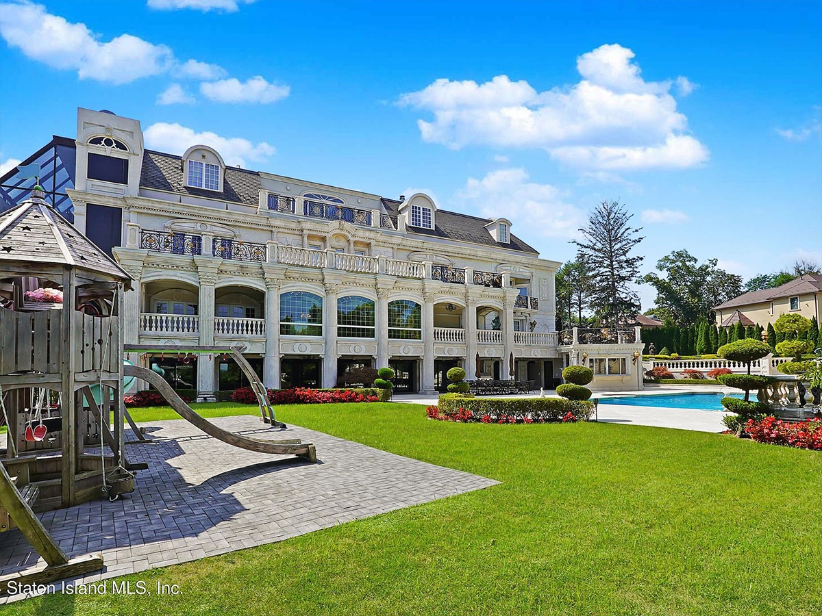 Paul castellano mega mansion backyard