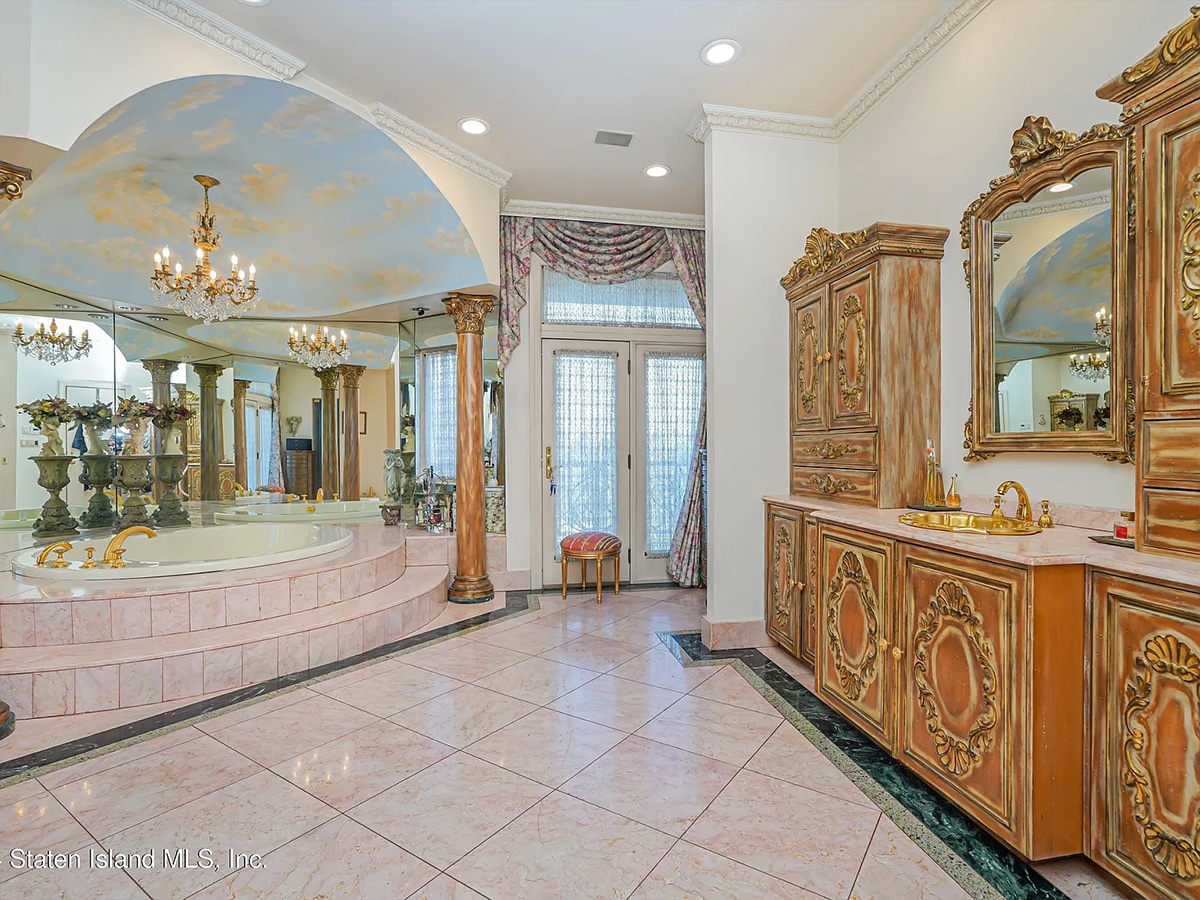Paul castellano mega mansion bathroom