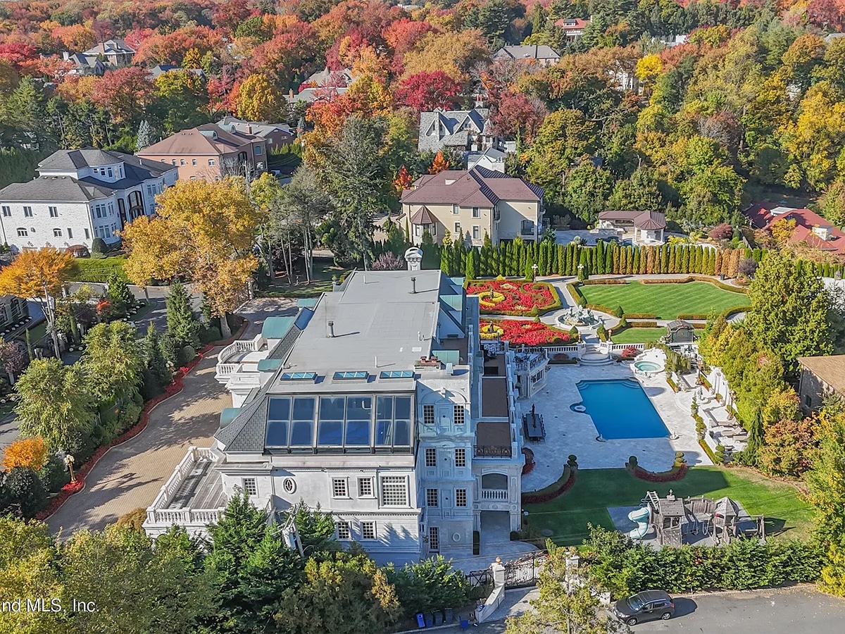 Paul castellano mega mansion drone shot